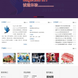 BageCMS内容管理系统v3.1.3（八哥CMS）